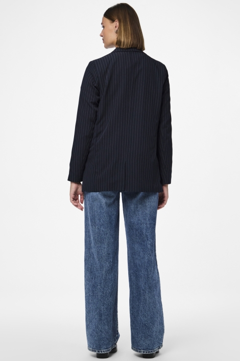 Pieces pcbozzy ls loose striped blazer noo